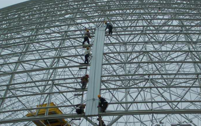 东莞网架装配好以后应当留神哪八项验收事件